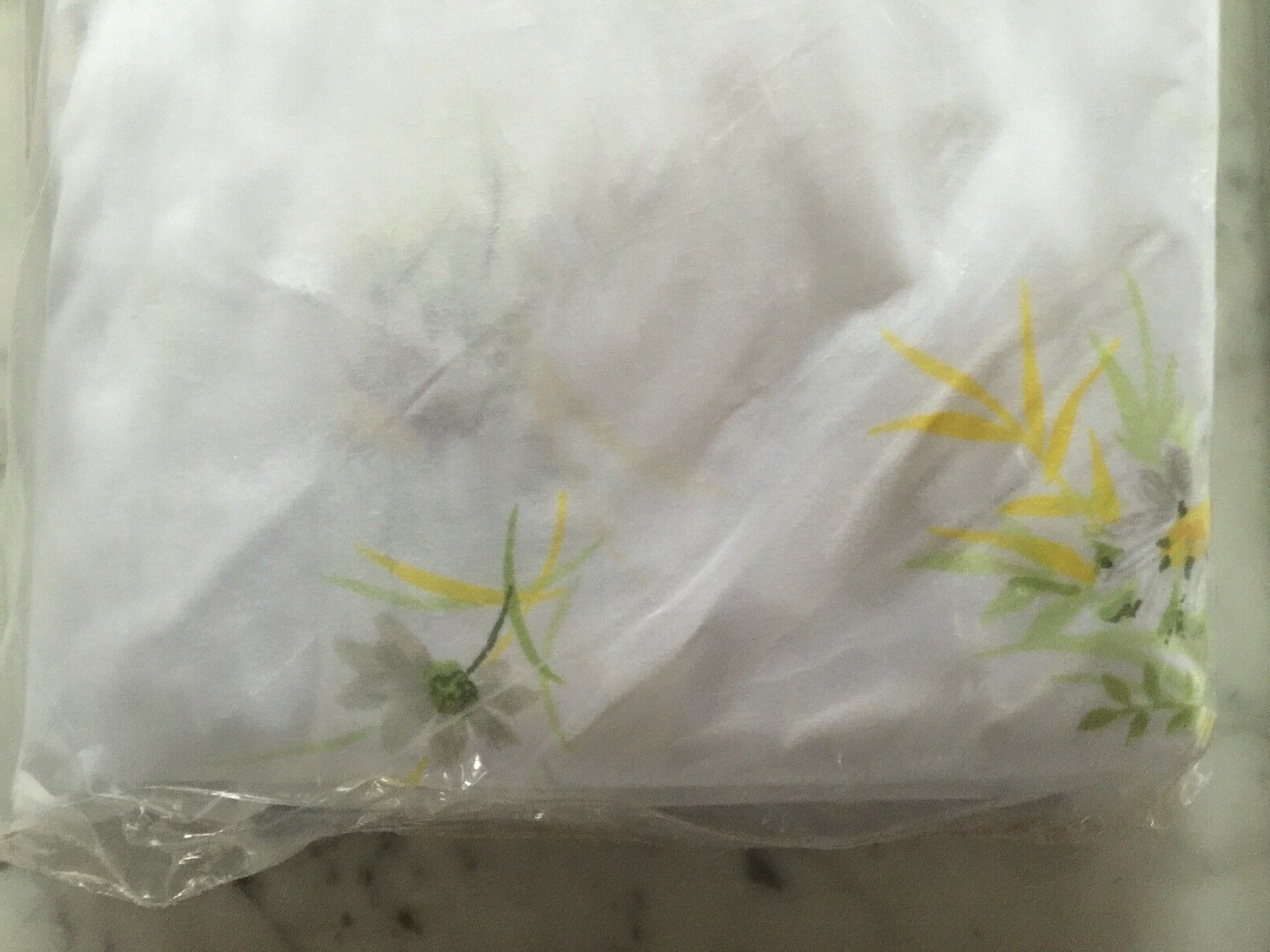 NEW/OLD STOCK Vintage Wondercale Springmaid Double Fitted Sheets Lot 2 DAISY