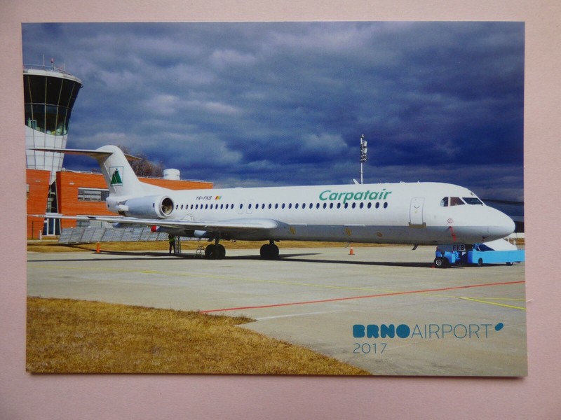 Carpatair    Fokker 100  Yr-Fkb