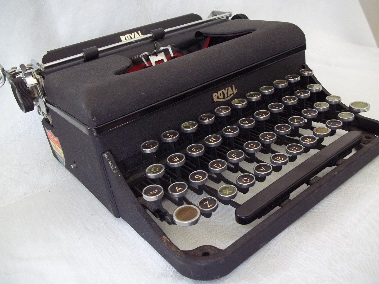Neat 68’s U.S NAVY Dead stock Typewriter Antique 1932 Underwood Model 6 Vintage Typewriter 4011444-10