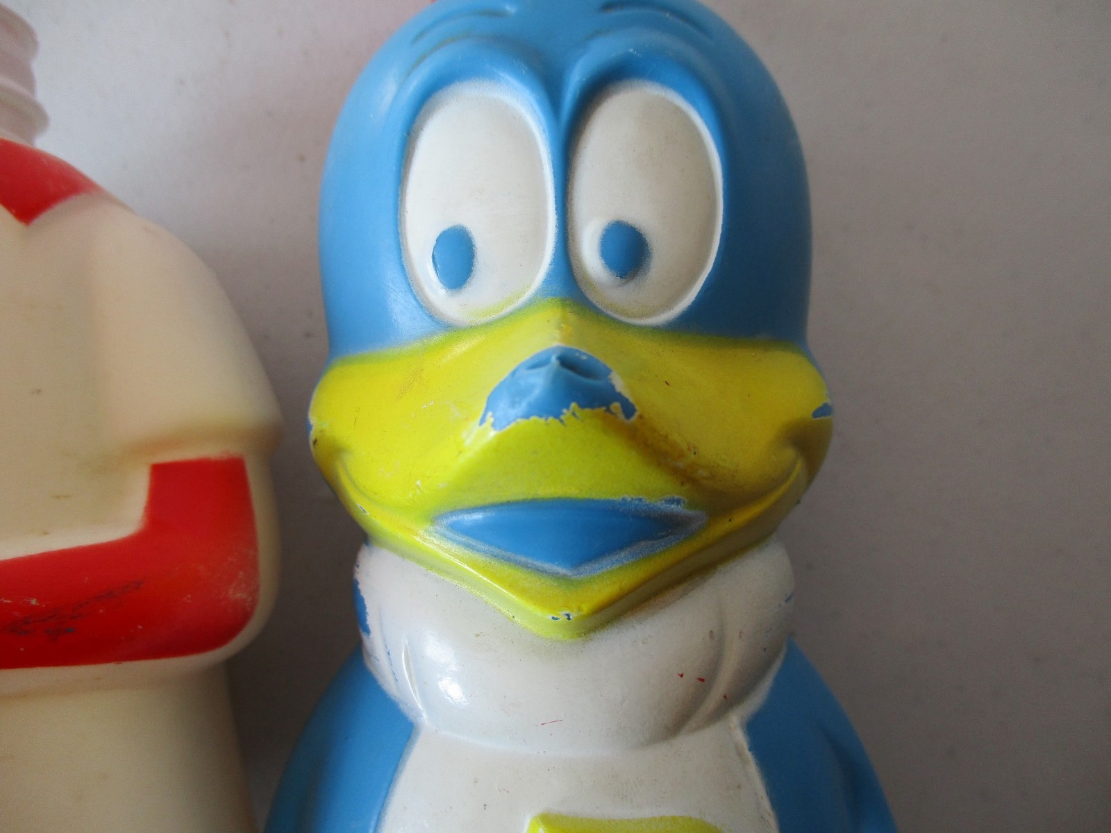 2 Vintage 1960's Soaky Bubble Bottles- Woody Woodpecker & Mr Magoo Body