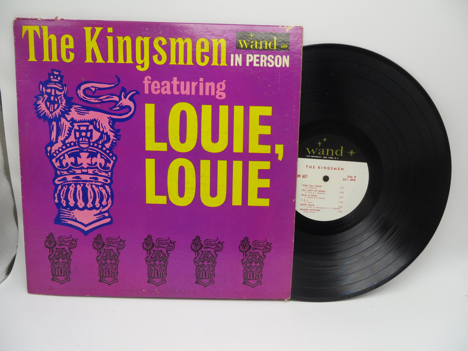 The Kingsmen Featuring Louie, Louie - Wand WDM 657 MONO LP
