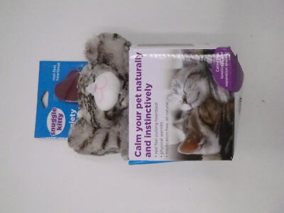 Snuggle Kitty Anxiety Calming Solution Toy for Cats Heart Beat and Warming