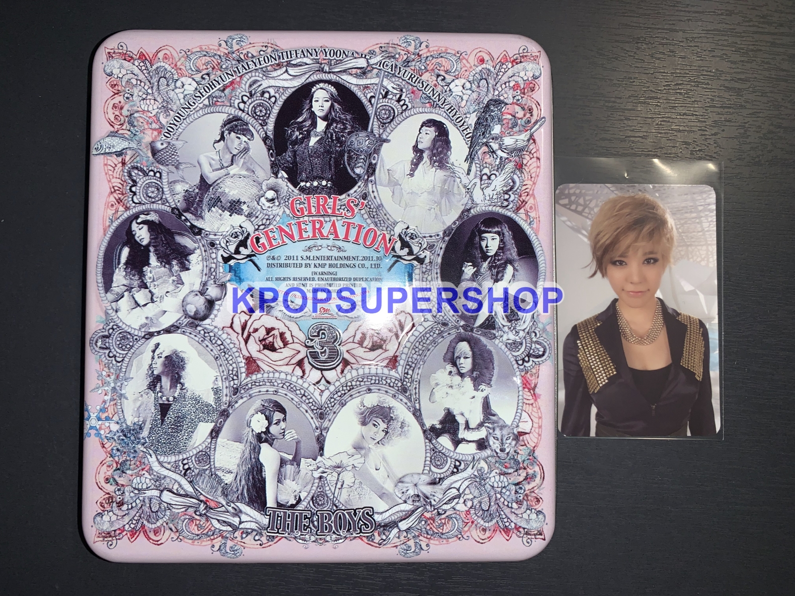 Girls' Generation 3rd Album The Boys Sunny Photocard Booklet CD
