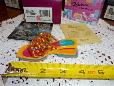 Just the Right Shoe ''BAHAMA MAMA'' 2001 By Lorraine Vail #25117 COA