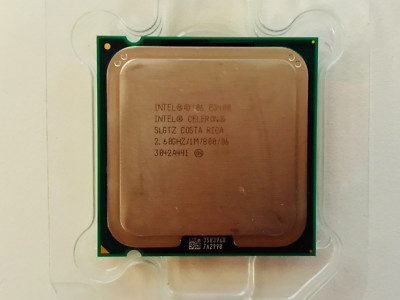 LOT of 2: Intel Dual Core Celeron E3400 2.6GHz Socket 775 Processor SLGTZ