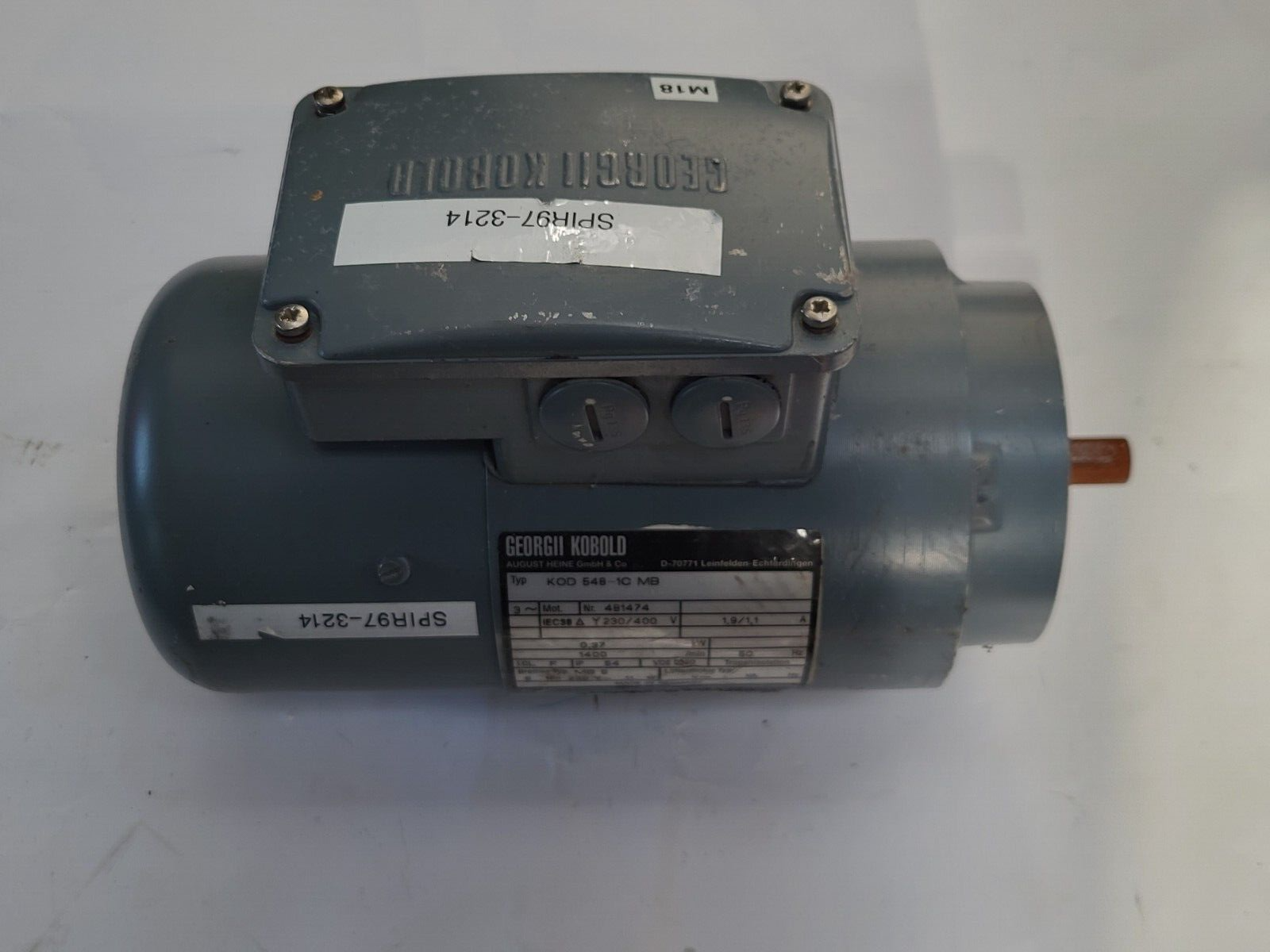 GEORGII KOBOLD KOD548-1C MB 0.37KW ELECTRIC BRAKE MOTOR (BR6