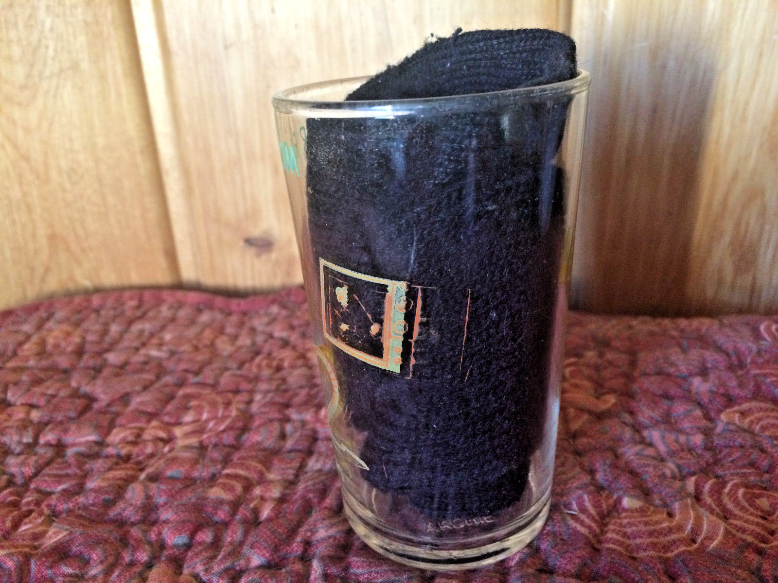 Vintage 1971 Archie Comic Collector 8 Oz Glass Sabrina Cleans Her Room