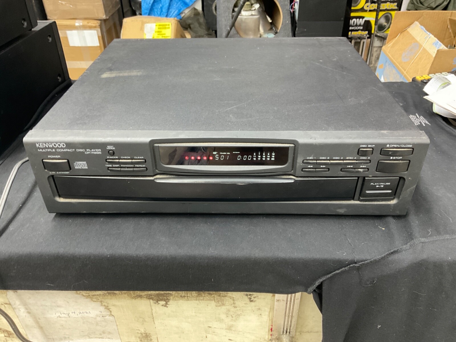 Kenwood DP-R895 5 Disc CD Compact Disc Changer Player - no