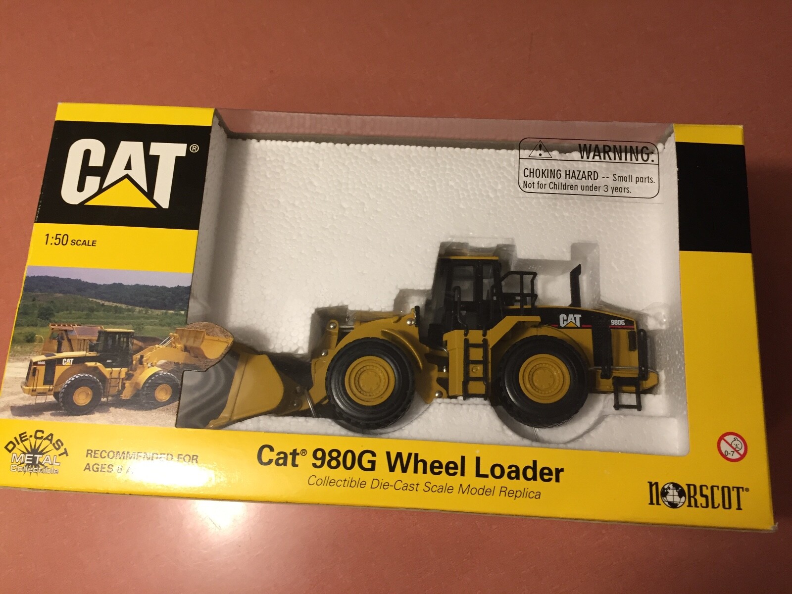 ミニカー CAT 980G 1/50 CAT Die Cast 980G Wheel Loader Core