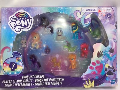 New Hasbro MY LITTLE PONY Pony Pet Friends 12 Pack Year 2020 Opened box