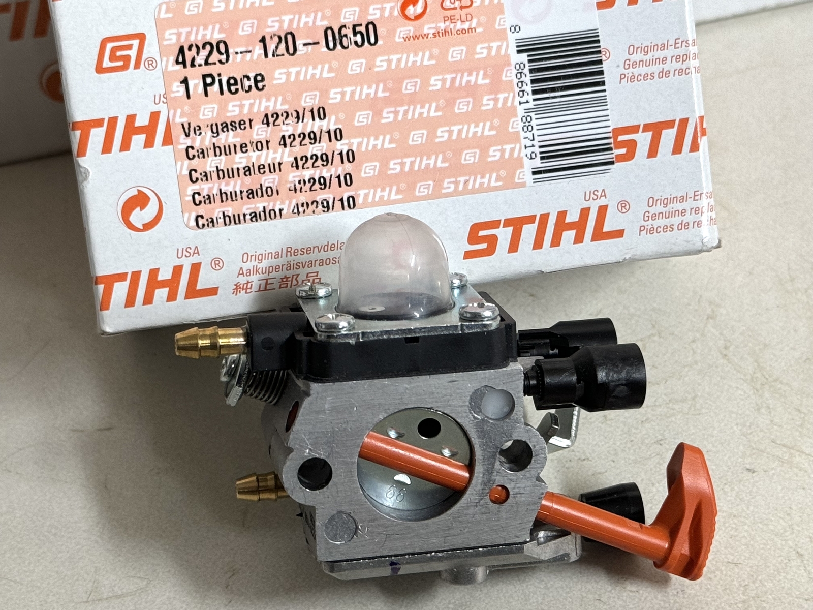 STIHL OEM ZAMA CARBURETOR 4229 120 0650 / 0608 4229/10 FOR BG50  BG 50 GENUINE - Picture 1 of 9