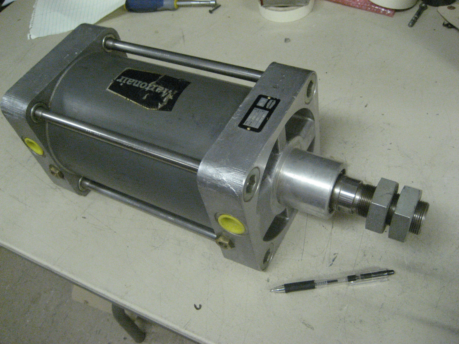 MARTONAIR PNEUMATIC CYLINDER RM/8160 STROKE160mm BORE DIA. 160mm eBay
