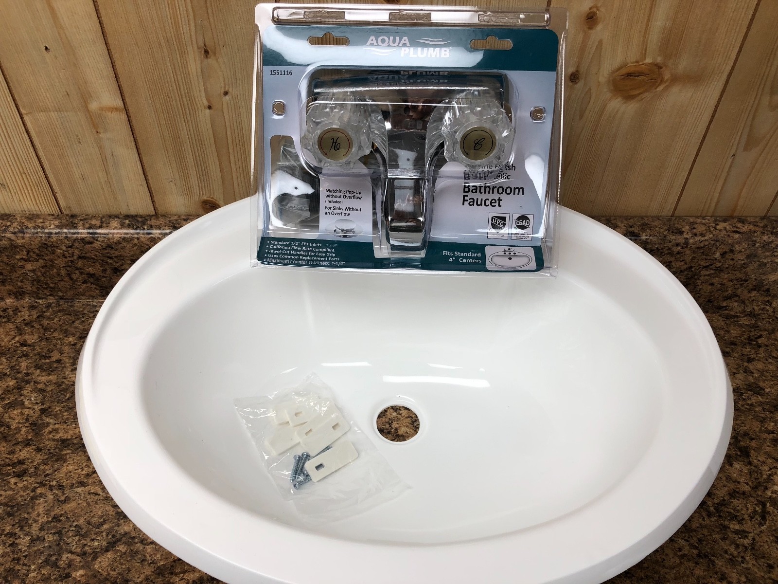 Mobile Home Rv Bathroom Pvc Lavatory Sink 17 X 20 Oval Drain Faucet Included Ebay