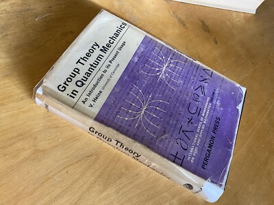 Group Theory in Quantum Mechanics ed. Volker Heine Hardcover/DJ
