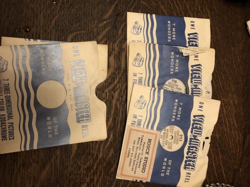 Bakelite View-Master Viewer ~ Vintage Sawyer Model E ~ 1950's w/ Box & Paperwork