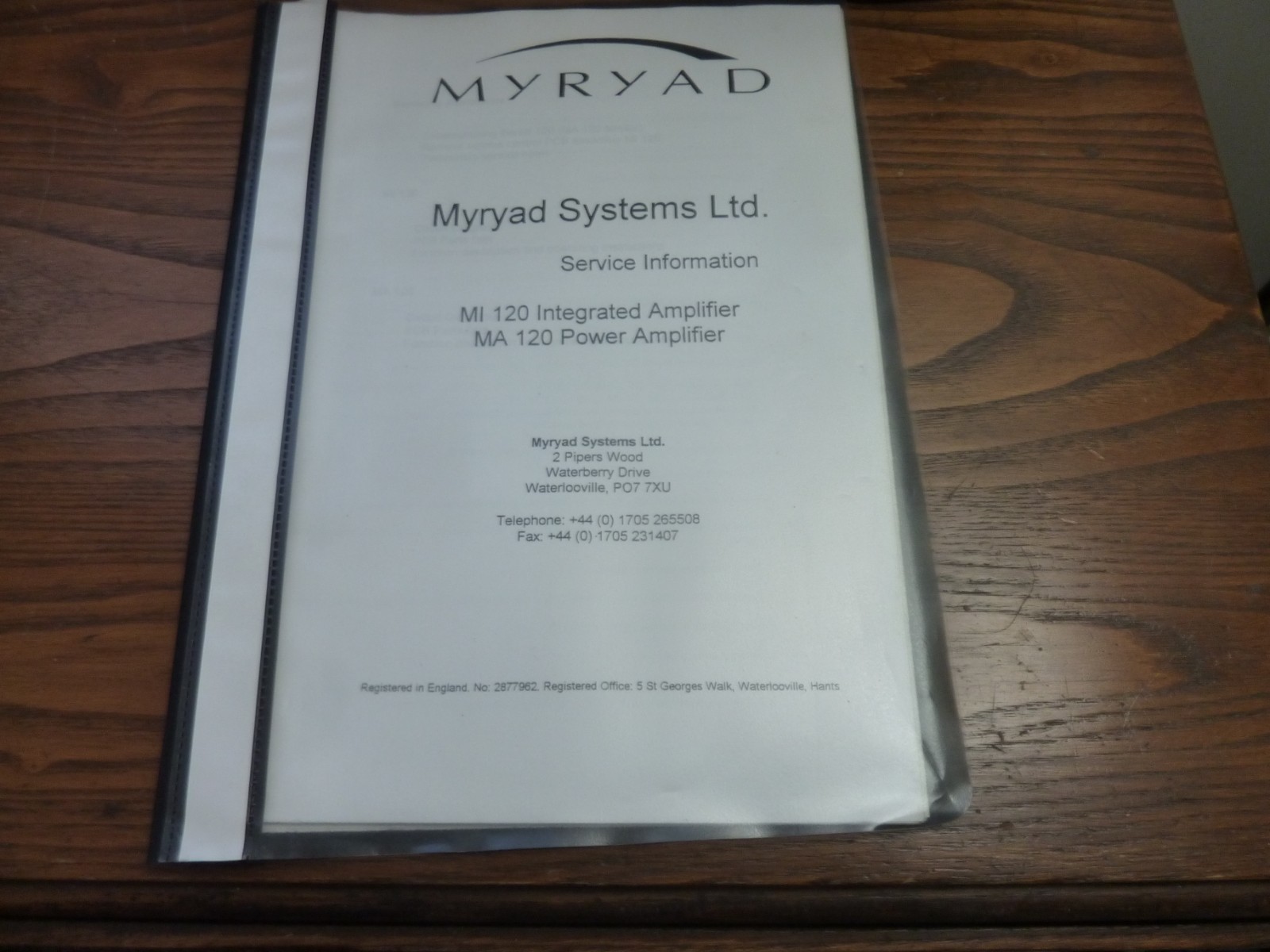 Myryad amp CD tuner Service Manuals  MI120/MA120 MP100 T30 T10 T40 MC100  others