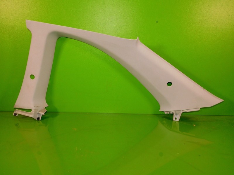 92-95 Civic EX coupe OEM passenger right rear 1/4 window trim panel cover gray