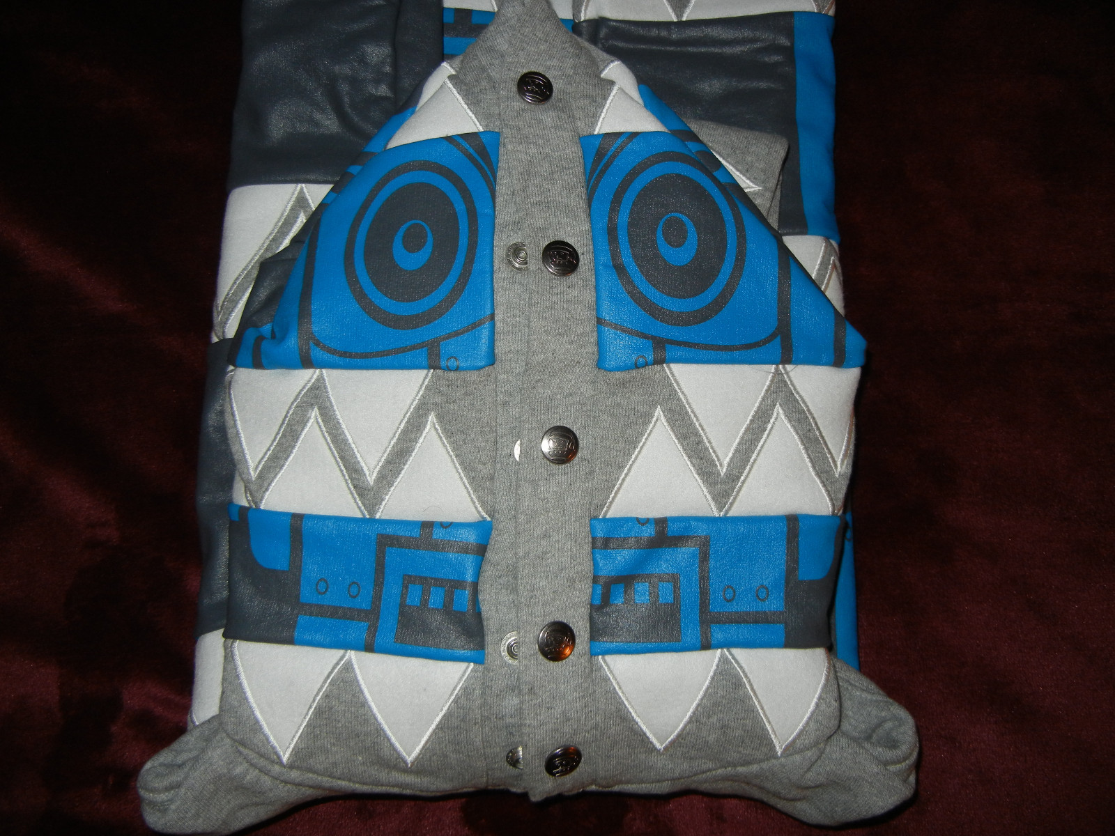 Pre-owned Billionaire Boys Club S05 Robot Hoodie Blue Xl Xs Xxl Pharrell Bbcicecream Ds In Gray