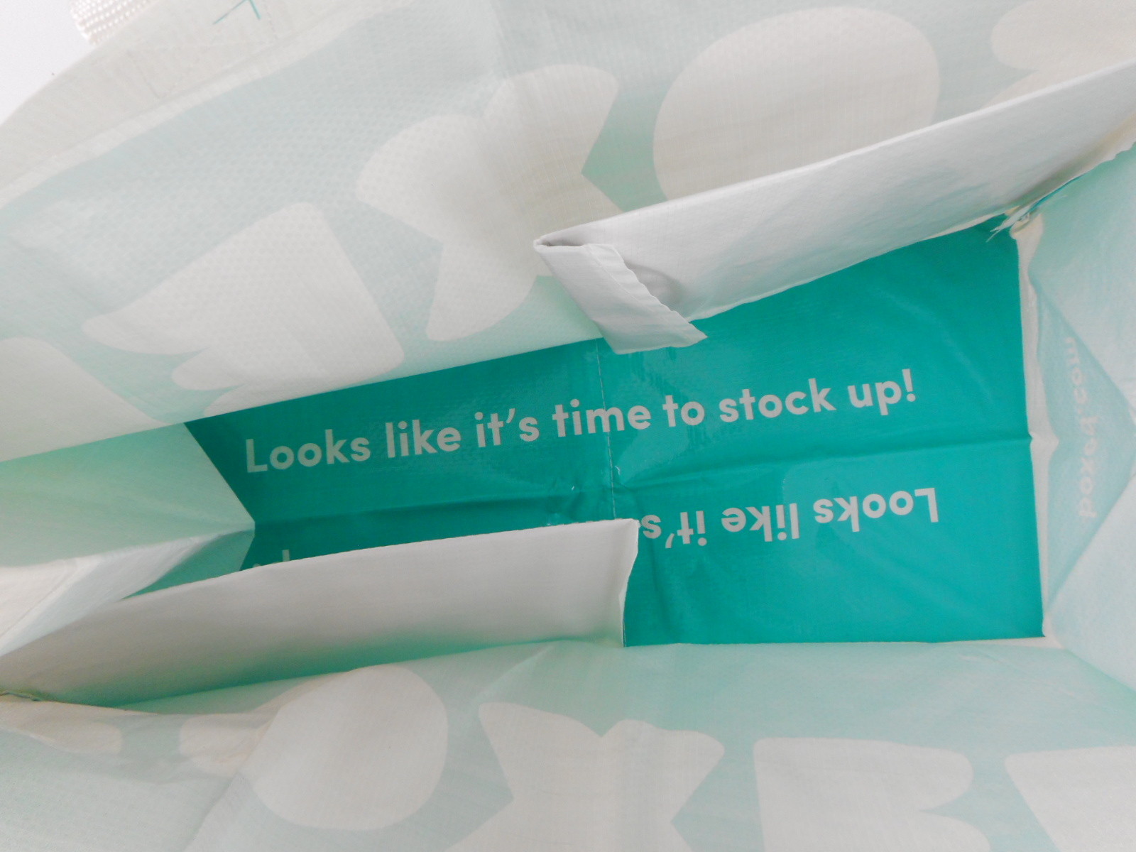 Boxed.com Large ReusableTote Bag Holds Up to 40 Pounds