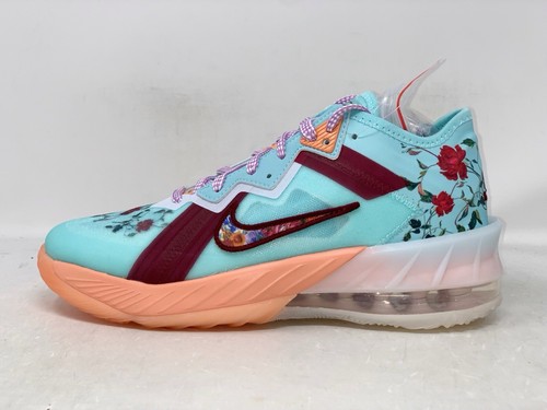Nike Lebron 18 Low x Mimi Plange Floral Blue Sneakers, Size