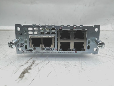 CISCO NIM-2FXS/4FXOP NETWORK INTERFACE MODULE T5-C18