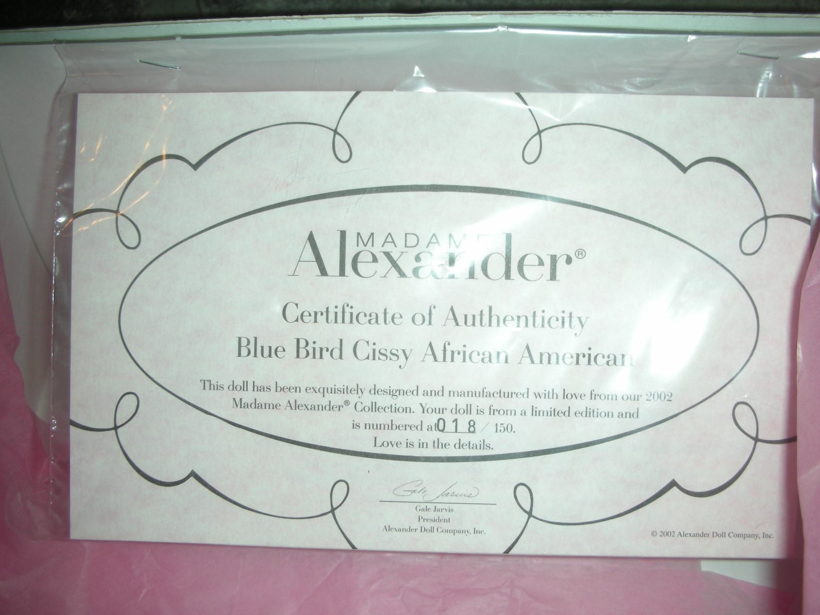 Rare Madame Alexander Cissy Blue Bird Doll African American LE 33166 20