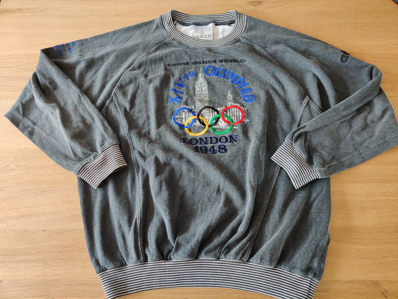 Adidas Olympic Centennial Collection Sweater Oversized Rare Adidas Olympic Centennial Collection Sweater Oversized Rare