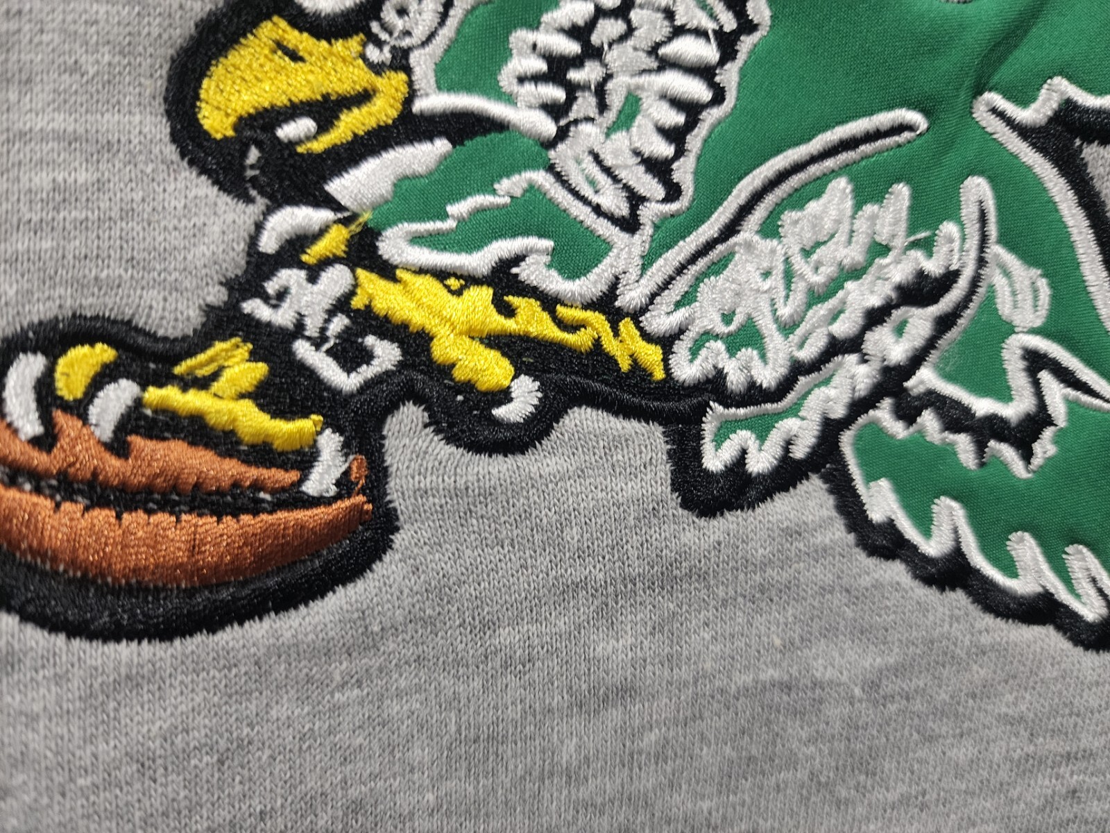 Philadelphia Eagles Starter Crewneck Sweatshirt Retro Gray Kelly Green Mens XL