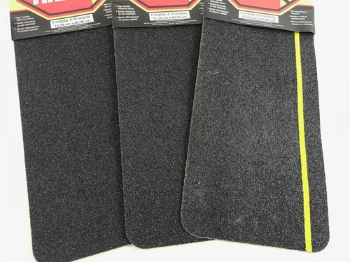 (3)SKID GUARD Reflective Mineral Abrasive Anti-Slip Traction Adhesive Tape Tread
