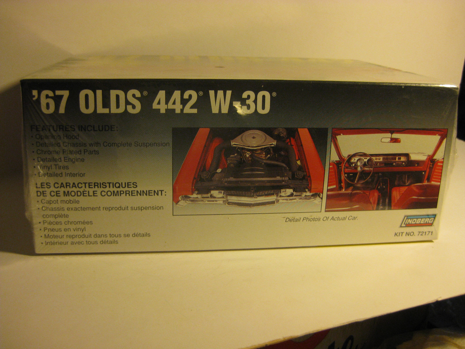 Lindberg 1967 Olds 442 W-30 1/25 skill level 2 Factory Sealed