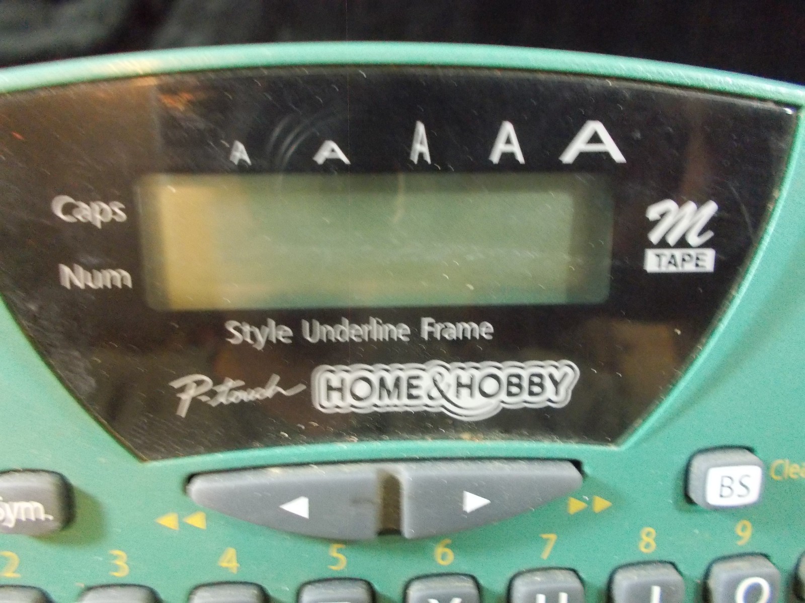 BROTHER P-Touch Home & Hobby Electronic Label Maker Model PT-65 green