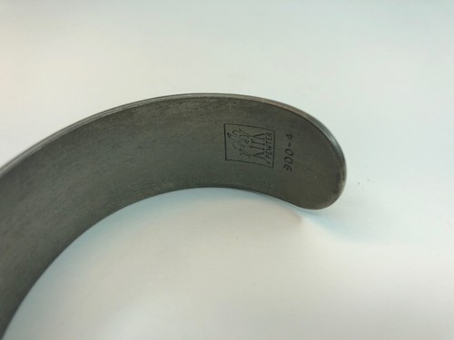 S Kirk And Son Hand Made Daisy Pewter Floral Cuff Bracelet 7