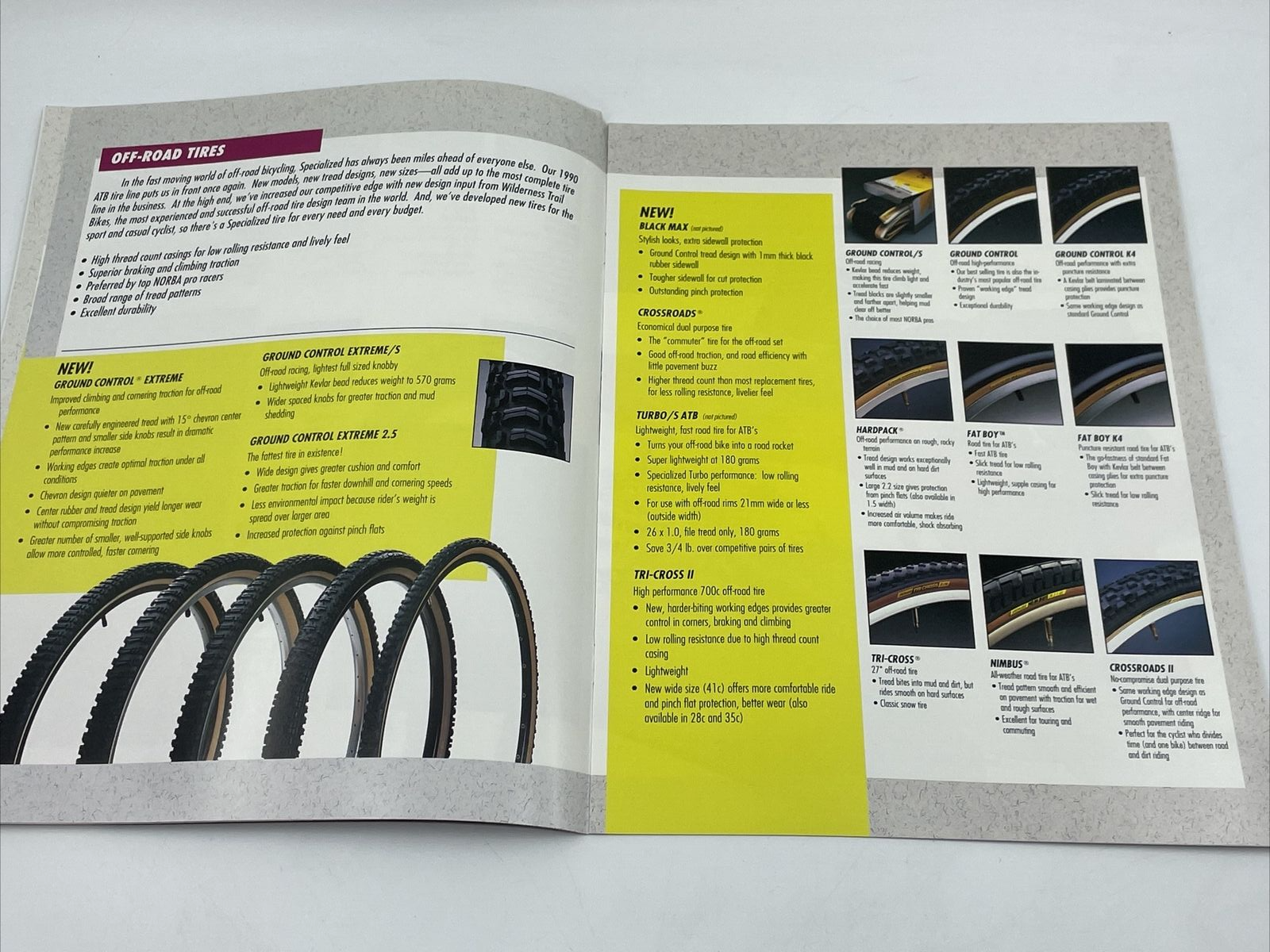 Vintage 1990 SPECIALIZED Bicycles & Accessory Catalog Set MTB Road Components