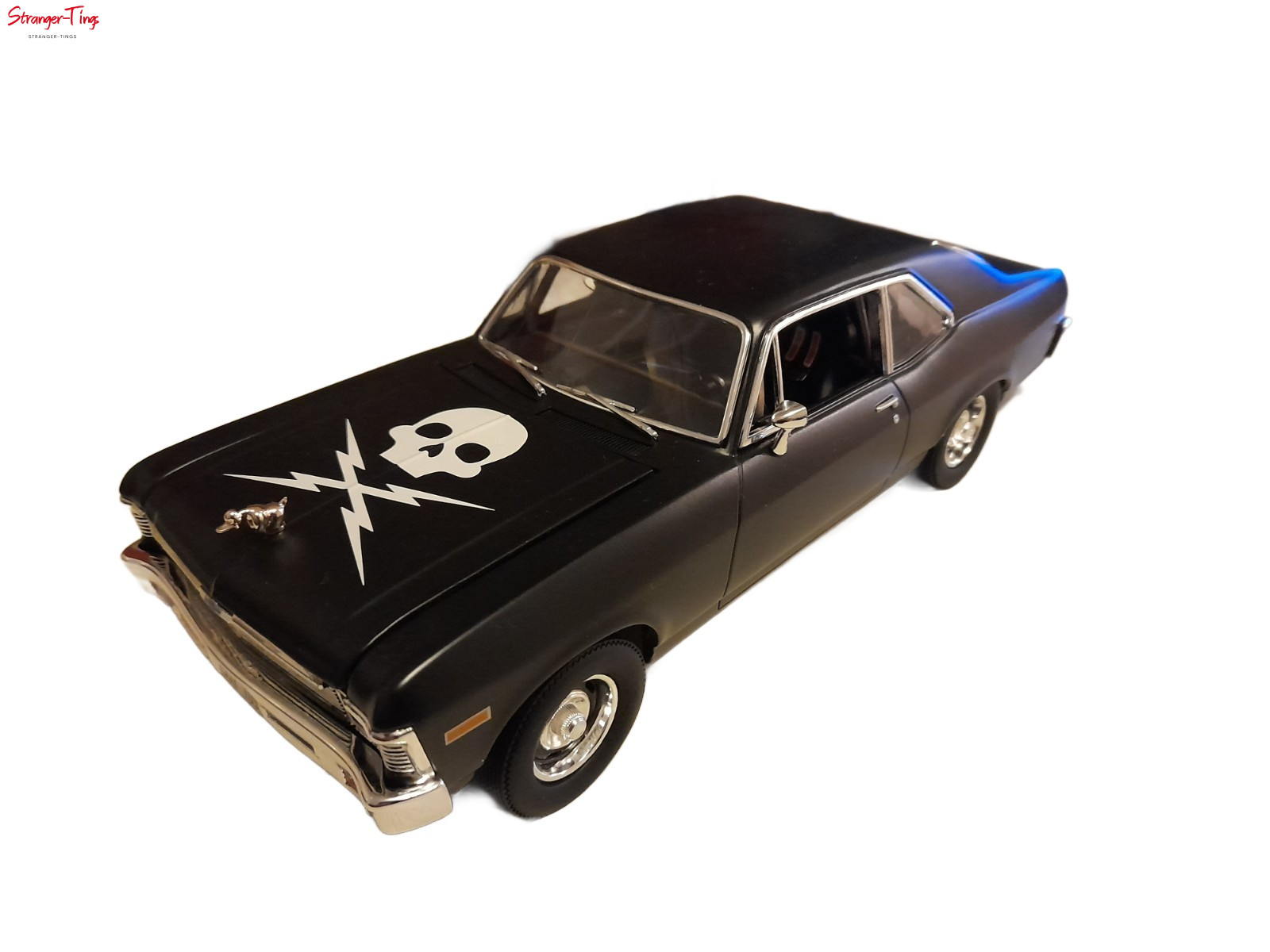 Greenlight Death Proof 1971 Chevrolet Nova Matte Black GMP 18925 1:18