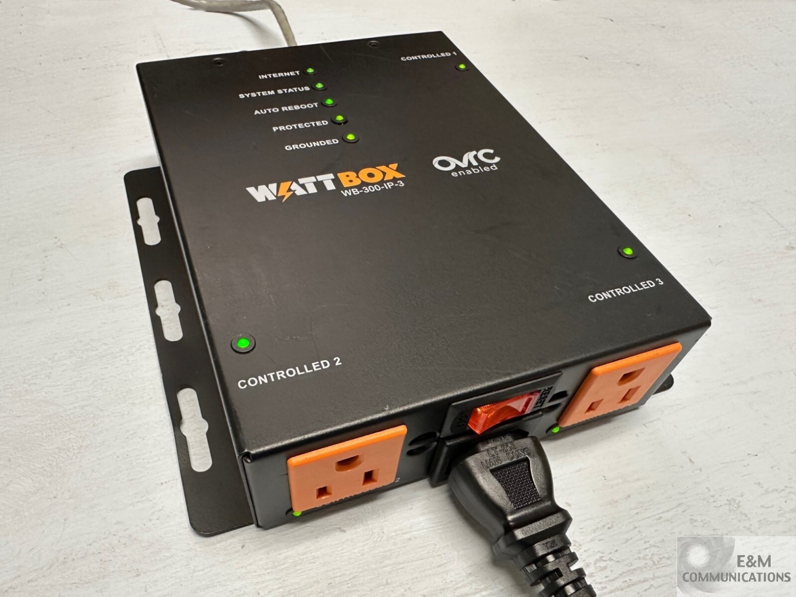 [新品未使用] RATEL WORKS WAL3 WB-300-IP-3 WATTBOX 3-OUTLET POWER SURGE AUTO REBOOT OVRC