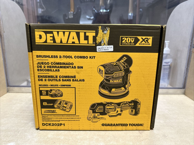 DEWALT 20V MAX XR Orbital Sander &amp; Oscillating Tool with 5ah Battery |  eBay