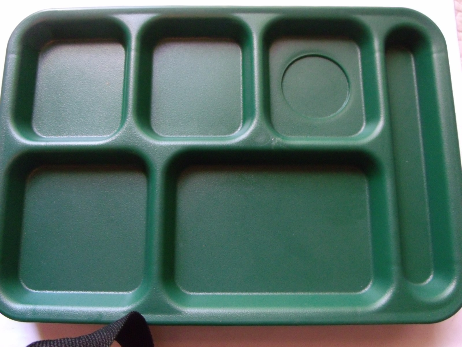 Lot of 4 Cambro PS1014 Dark Green 6-Compartment 10
