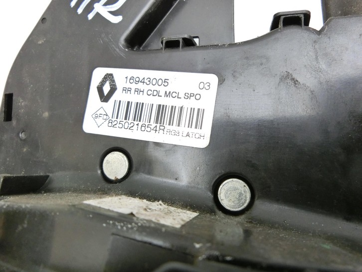 Renault Scenic IV J9 16-20 Türschloss m. ZV Stellmotor Rechts Hinten Renault Scenic IV J9 16-20 27.01.2017... Vorschau 3