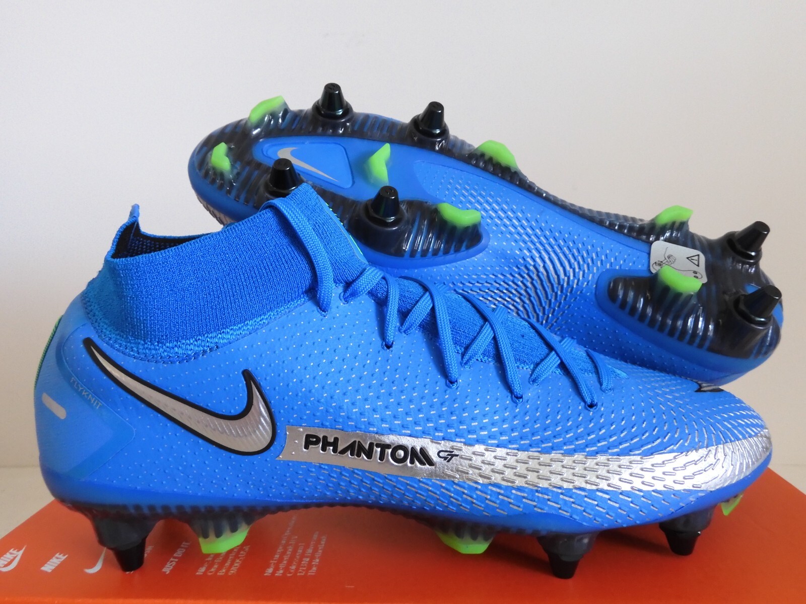 Nike Phantom Gt Elite Df Sg Pro Photo Blue-Metallic Silver