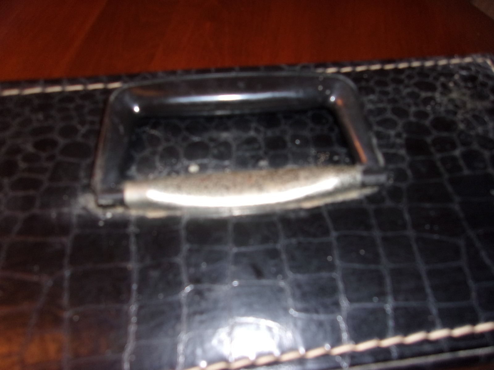 *VTG* 8 TRACK CASSETTE STORAGE CASE, Black / Holds 15 Tapes