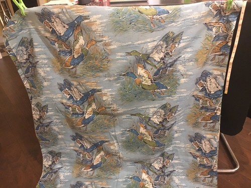 Vintage Duck Material 5 1/2 Yards