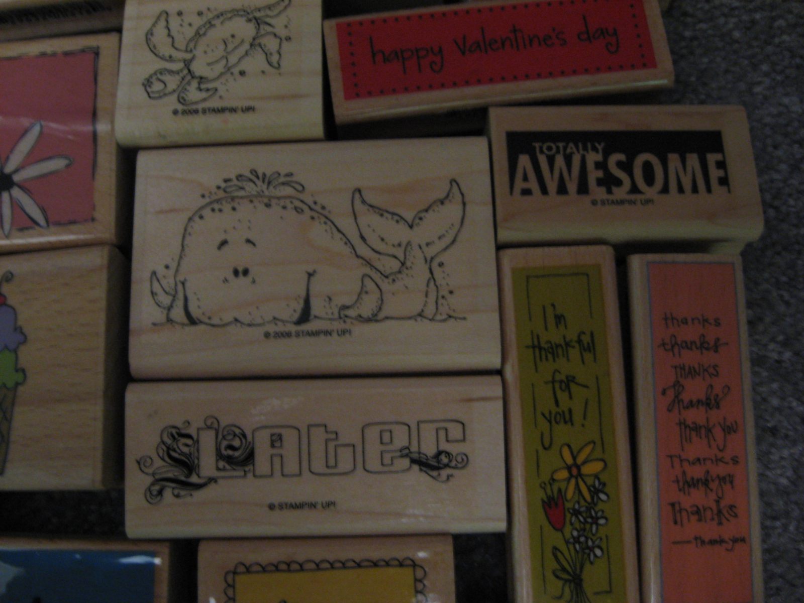Lot of Rubber Stamps