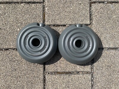 3B Fitness Gewichtsscheiben Kunststoff Sandfüllung 30mm 2 x 0,5kg 1lb