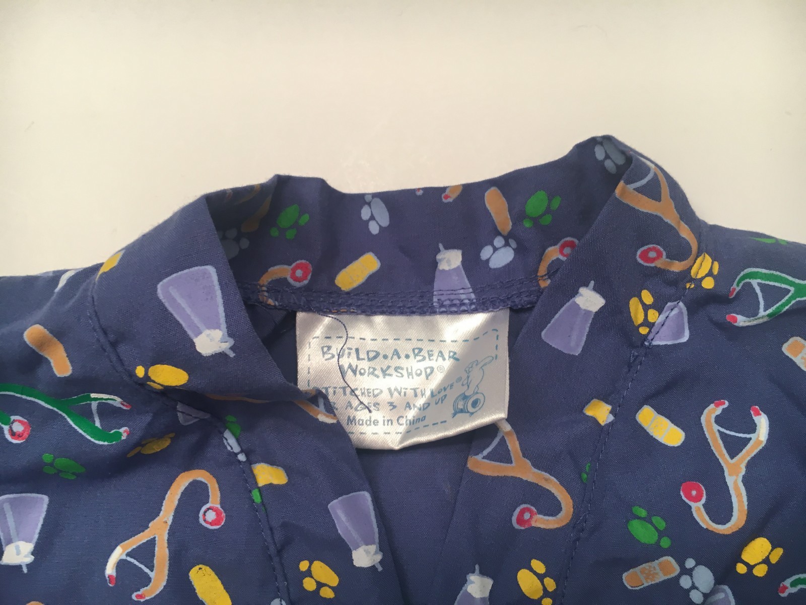 Build A Bear Blue Dr. Scrubs outfit