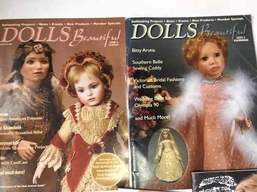 13 DOLLS BEAUTIFUL MAGAZINE 2009-2012 Artisan Guild Back Issues Patterns