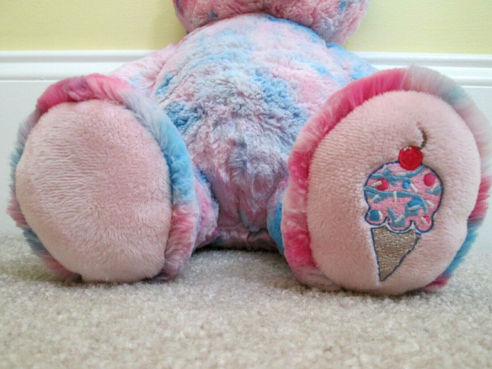 Build a Bear Ice Cream Teddy Bear Bubblegum 16