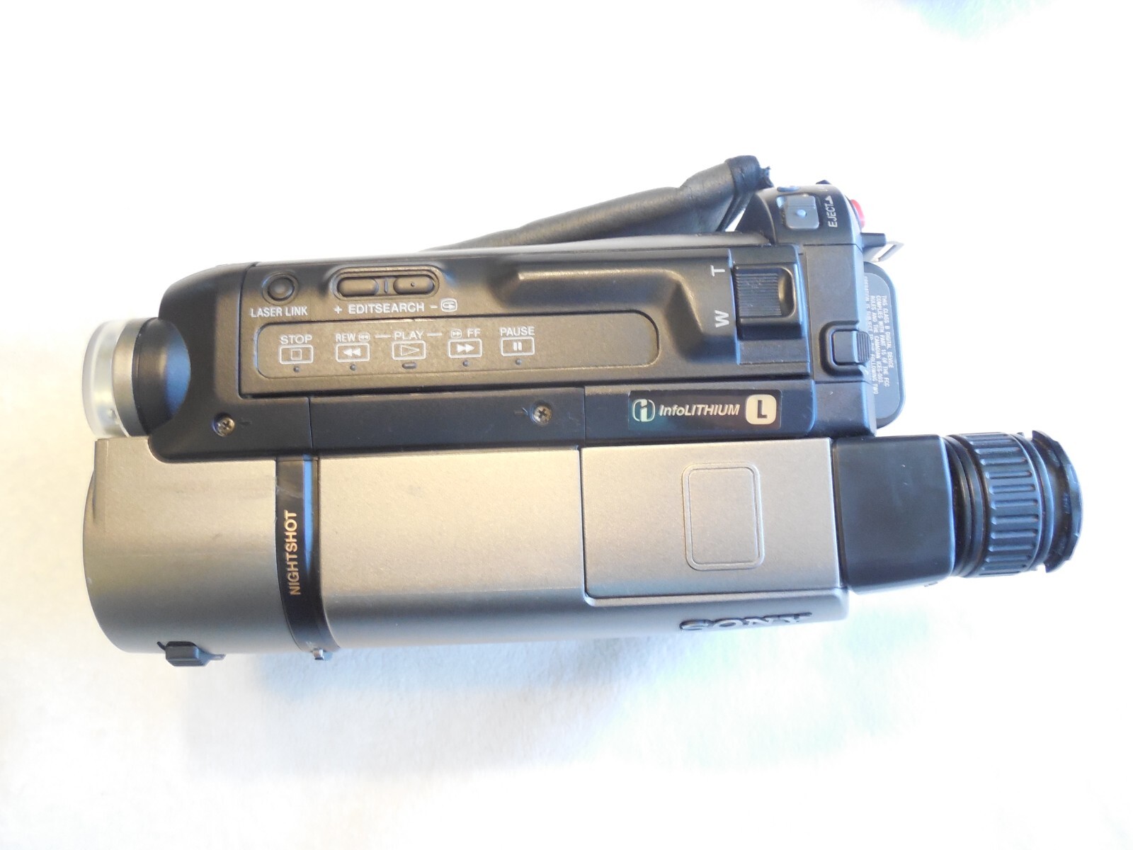 概ね美品b84a112tn SONY CCD-TRV96 Handycam Sony Handycam Video 8 CCD-TR96 NTSC 30x Digital Zoom - For