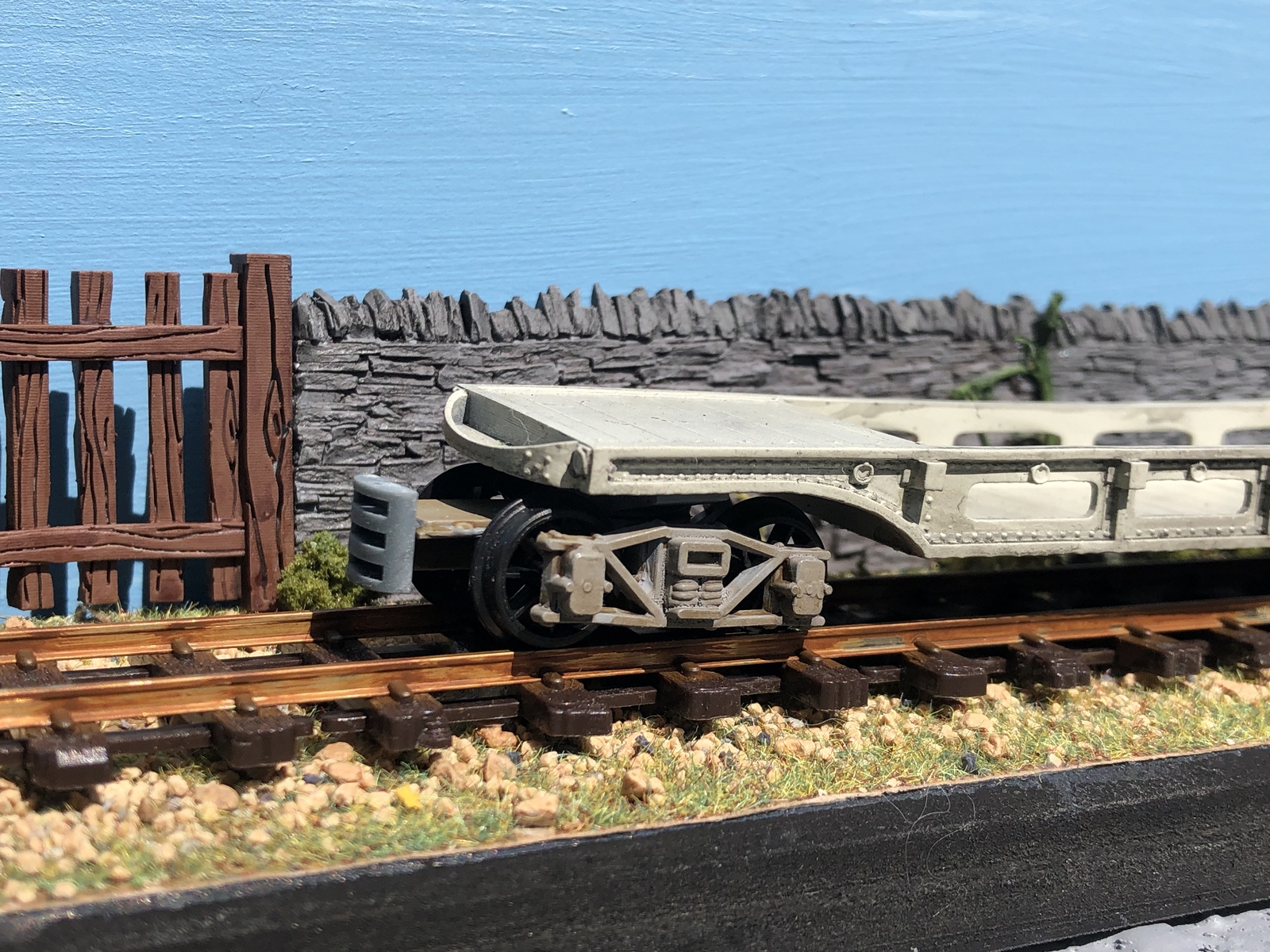Gn15 Narrow Gauge Pechot wagon - comes with bogie wheels and NEM pockets - Picture 7 of 9