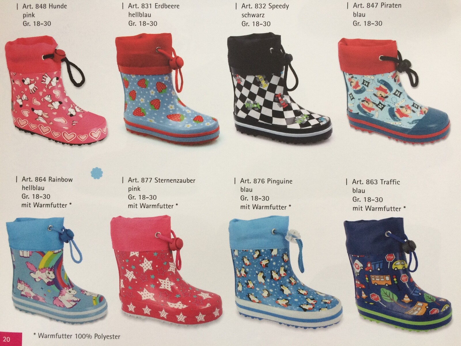 Beck Kinder Baby Gummistiefel Stiefeletten Regenstiefel halbhoch Gr. 18-30 *