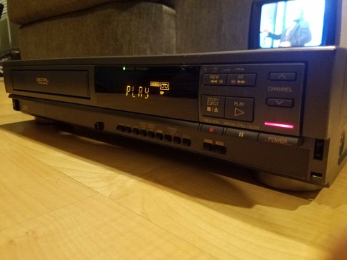 JVC HR-D550U VHS Digital VCR With Remote and Extras Tested Working